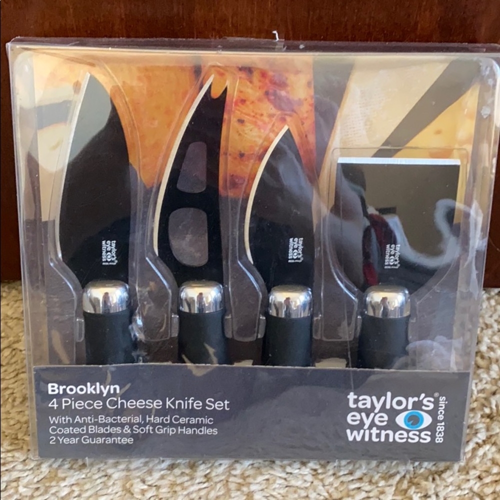 NEW Never Opened Cheese Knife Set